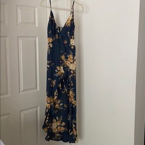 Vici dolls maxi with high cut front dress